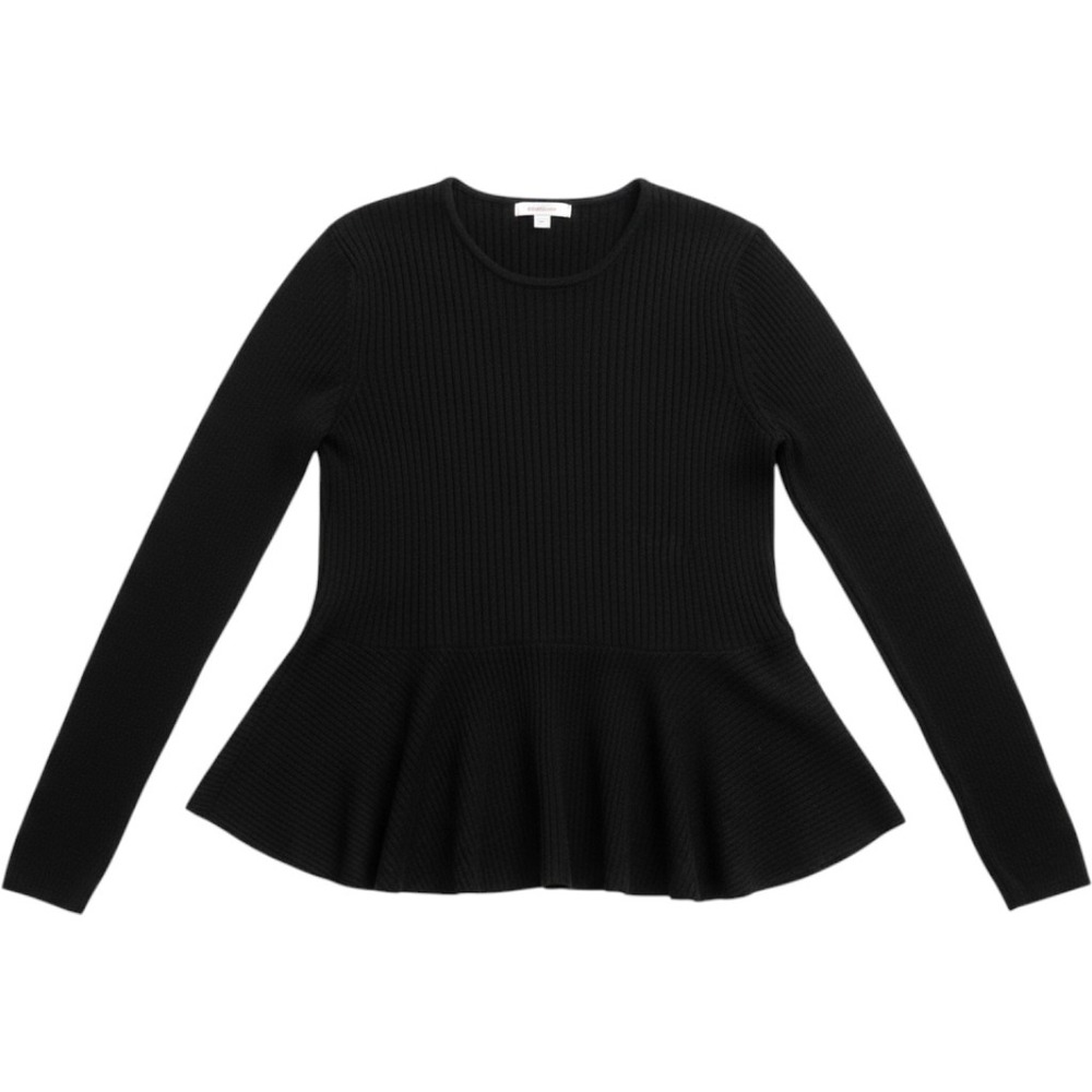 Sundance Evelina Sweater A-line Mini Pleats Cashmere Blnd Coquette Minimalist M